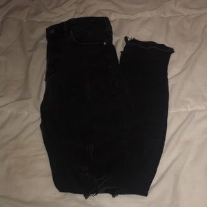 Black Ripped Skinny Jeans